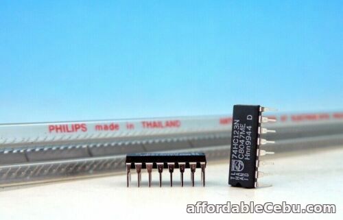 1st picture of 5x 74HC123N 74HC123 PHILIPS Dual Retriggerable Monostable Multivibrator Reset IC For Sale in Cebu, Philippines