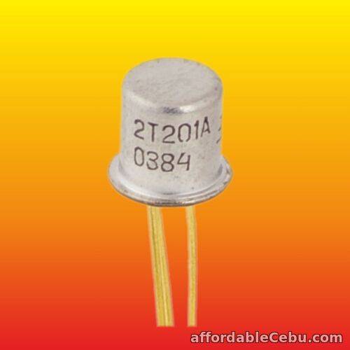1st picture of 2T201A LOT OF 5 RUSSIAN GOLD SILICON NPN TRANSISTOR 0.15W 20mA For Sale in Cebu, Philippines