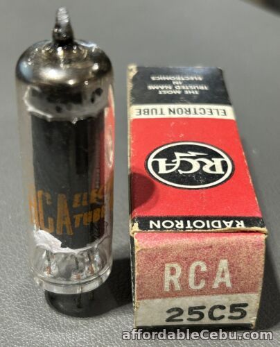 1st picture of Vintage NEW NOS RCA 25C5 Vacuum Electron Tube for Amps Radios TV Ham TESTED For Sale in Cebu, Philippines