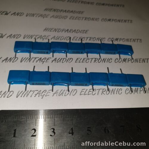 1st picture of NOS SIEMENS B32521 220nF 0.22uF 100V HI-END STACKED FILM AUDIO CAPS! 20PCS! For Sale in Cebu, Philippines