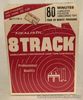 Vintage Realistic 8 Track Blank Cartridge NOS 80 Minutes