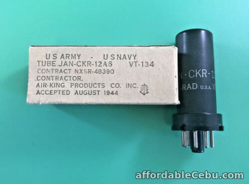 1st picture of KEN-RAD JAN-CKR-12A6 VINTAGE ELECTRON TUBE MADE IN U.S.A. For Sale in Cebu, Philippines