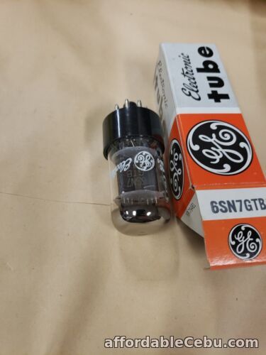 1st picture of 1 NOS GENERAL ELECTRIC GE 6SN7GTB TUBE see pics. Ships fast! For Sale in Cebu, Philippines