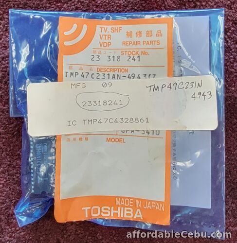 1st picture of Toshiba  TMP47C231AN4943  23318241 Integrated Circuit * NEW IN PACKAGE * For Sale in Cebu, Philippines