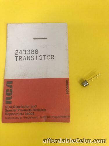 1st picture of VINTAGE RCA REPLACEMENT PART 243388 TRANSISTOR *FREE SHIPPING* For Sale in Cebu, Philippines