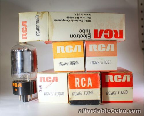 1st picture of RCA 17GW6 17DQ5B Vacuum Tubes Made In USA NOS Lot Of 6 +Box For Sale in Cebu, Philippines