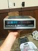Vintage General Electric GE Digital Alarm Clock Radio Wood Grain 7-4659A