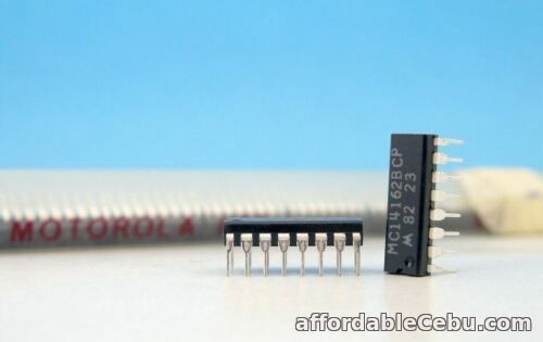 1st picture of 5 x Genuine MC14162BCP 14162  Motorola Synchronous 4-Bit Binary Up Counter IC For Sale in Cebu, Philippines