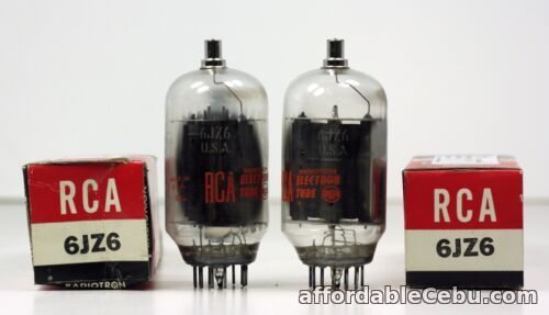 1st picture of Matched Pair NOS RCA 6JZ6 Power Tubes - Hickok Tested - USA For Sale in Cebu, Philippines
