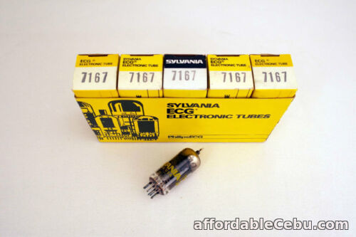 1st picture of 5 Pcs NOS Sylvania 7167 Audio Radio Vacuum Tubes NIB For Sale in Cebu, Philippines