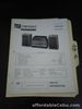 Symphonic 5202 WA service manual original repair book