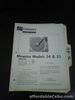 Symphonic Maestro 54/55 service manual original repair book