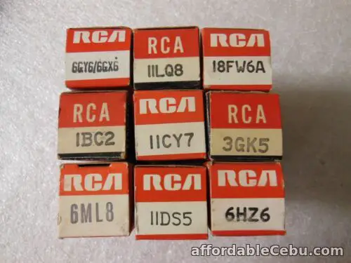 1st picture of RCA Electron Tube - Lot of 9 - NOS For Sale in Cebu, Philippines