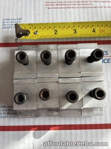 1st picture of Vintage Speaker Solid Aluminum Mounting Kit Clamp Set of 8. Heavy and Solid For Sale in Cebu, Philippines