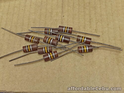 1st picture of 10 PIECES AB ALLEN BRADLEY 180K 2W CARBON COMPOSITION RESISTOR For Sale in Cebu, Philippines