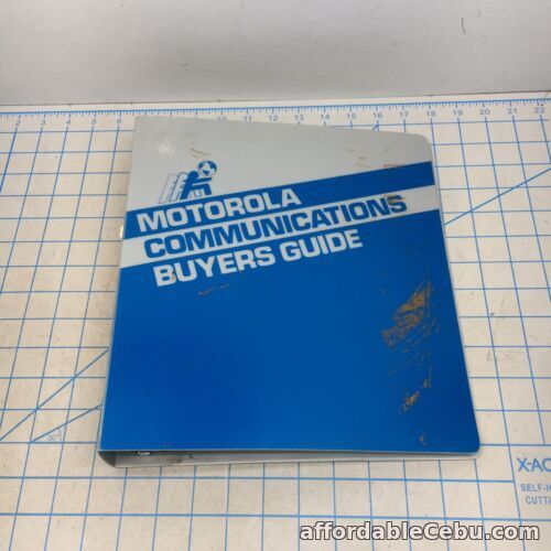1st picture of Original Motorola 3-ring Binder Communications Buyers Guide Empty For Sale in Cebu, Philippines