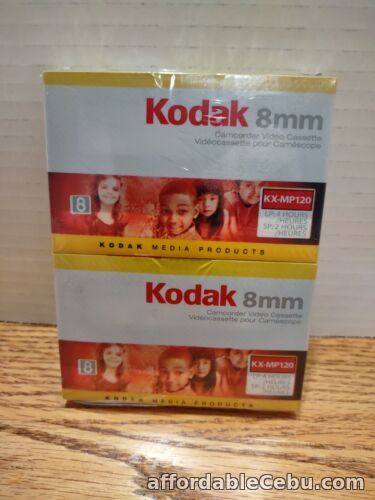 1st picture of Kodak 8mm KX-MP120 Sealed In Wrapper Includes 2 Cassettes For Sale in Cebu, Philippines