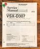 Pioneer VSX-D307 Receiver  Service Manual *Original*
