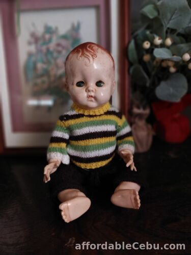 1st picture of Pedigree Doll Antique Sleepy Eyes Boy 50s Strong Limbs Made In England 35cm For Sale in Cebu, Philippines