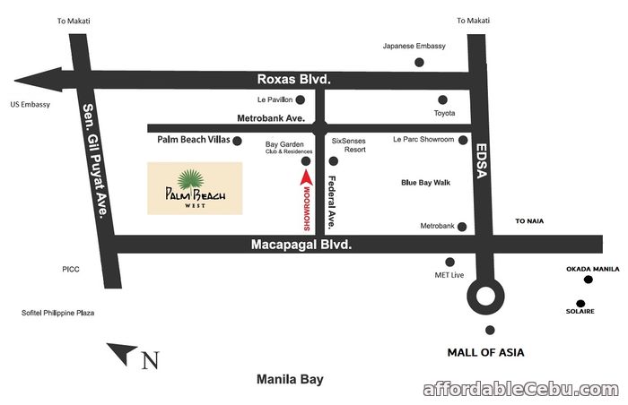 1st picture of Pasay City 1 BR unit for sale near Mall of Asia in Palm Beach West For Sale in Cebu, Philippines