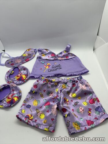 1st picture of Build A Bear Sweet Dreams Pyjamas, Slippers And Eye Mask For Sale in Cebu, Philippines
