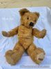 Antique vintage mohair Merrythought Teddy Bear 1930s with label 46cm