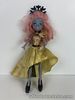 Monster High Doll Mouscedes King  Boo York Dress, Chest Piece, Shoes Head piece