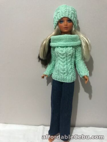 1st picture of Ideal Crissy/Chrissy Handknit cabled outfit for 18"Tiffany Taylor dolls For Sale in Cebu, Philippines