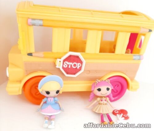 1st picture of Lalaloopsy Mini School Bus And 2 Lil Dolls Bah Peep Kat Jungle Roar lot For Sale in Cebu, Philippines