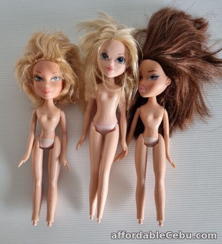 1st picture of Bratz Vintage Doll Nude For Projects Parts Repairs Custom x 3 For Sale in Cebu, Philippines