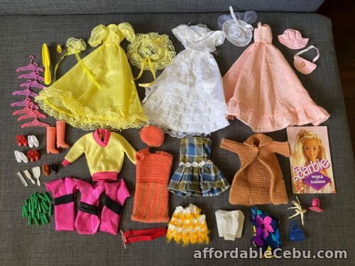 1st picture of Vintage BARBIE World of Fashion CLOTHES Shoes TROPICAL Bridesmaid WEDDING DRESS For Sale in Cebu, Philippines