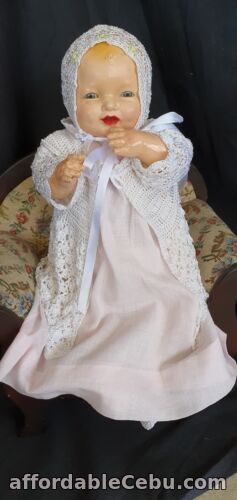 1st picture of EFFanBEE baby BUBBLES 1924 USA Composition/ Cloth Doll 43 cms For Sale in Cebu, Philippines