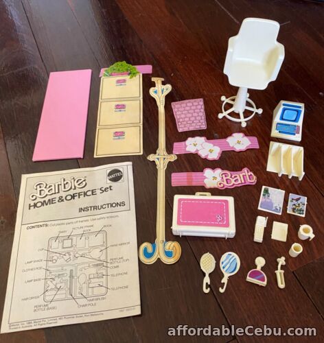1st picture of Vintage BARBIE Home & Office PLAYSET 1984 Day To Night PLAY SET Incomplete For Sale in Cebu, Philippines