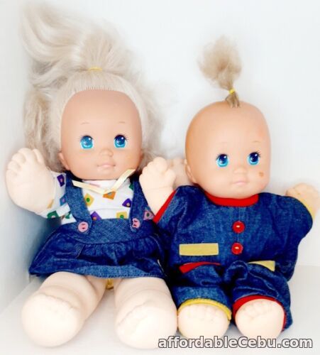 1st picture of Vintage Mattel Magic Nursery Baby Lot Of 2 In Original Outfits Girl And infant For Sale in Cebu, Philippines