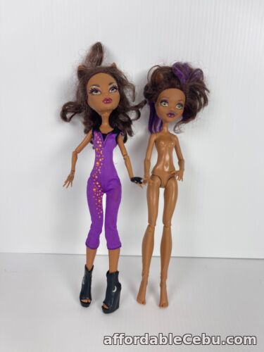 1st picture of Monster High Doll 2008 VIP Clawdeen Wolf x 2 Dolls No Accessories Pre-Owned VGC For Sale in Cebu, Philippines