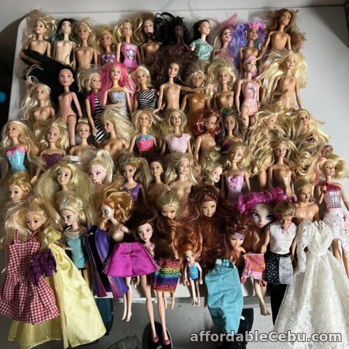 1st picture of Bulk lot of 51 Barbie And Various Disney Dolls Plus Accessories. For Sale in Cebu, Philippines