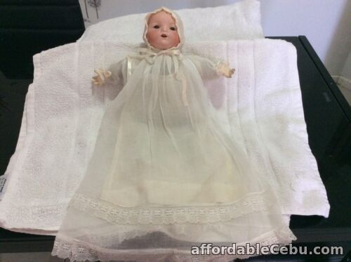 1st picture of Antique 1920's German A.M.342/ 0 Bisque Head New Born Baby doll original 36cm ht For Sale in Cebu, Philippines