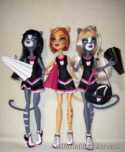 1st picture of Monster High Toralei, Meowlody & Purrsephone - Fearleading Squad. EX DISPLAY! For Sale in Cebu, Philippines