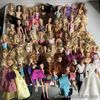 Bulk lot of 51 Barbie And Various Disney Dolls Plus Accessories.