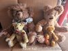 4x VINTAGE Collectables Jointed Teddy Bears - Quality