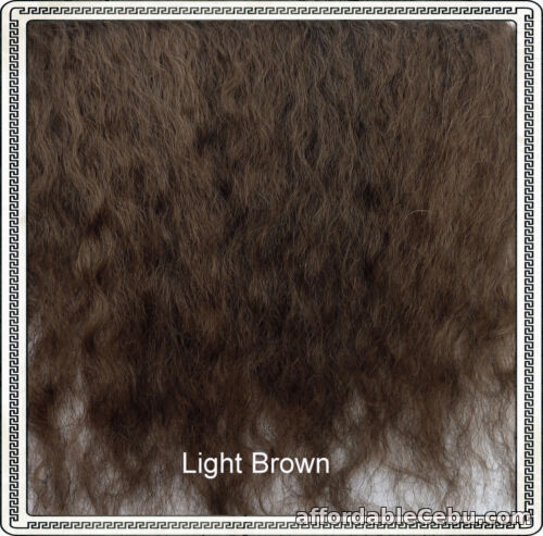 1st picture of Mohair Weft LIGHT BROWN,  5" - 6" X 36"  Ideal for Reborn dolls For Sale in Cebu, Philippines