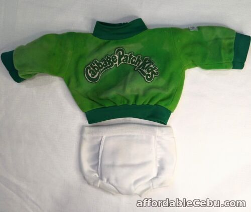 1st picture of Vintage Cabbage Patch Clothes Kids Doll Tracksuit Jumper White Nappy Outfit For Sale in Cebu, Philippines