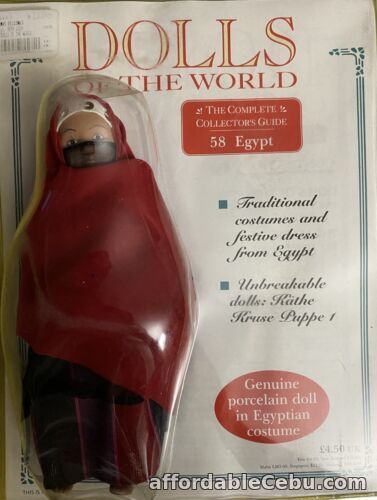 1st picture of Dolls of the World Genuine Porcelain Doll - Number 58 Egypt - New For Sale in Cebu, Philippines