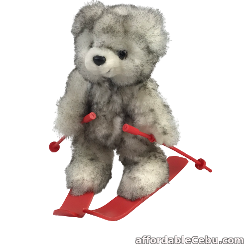1st picture of Vintage 1992 Soft Plush Bear On Skis For Sale in Cebu, Philippines