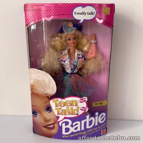 1st picture of Vintage 1991 Teen Talk Barbie Boxed NRFB Blonde New Sealed #5745 For Sale in Cebu, Philippines