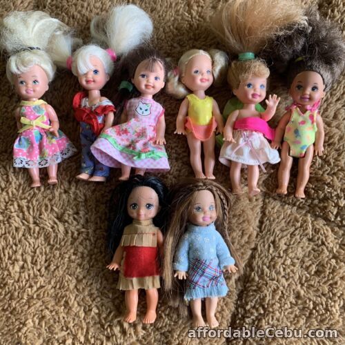 1st picture of Bundle of X8 Mattel Barbie Mini Kelly Dolls Toys (6 Genuine, 2 Unsure) 1994 For Sale in Cebu, Philippines