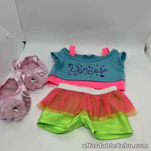1st picture of Build A Bear Dance Shirt, Lime Leggings With Pink Skirt & Ballet Slippers For Sale in Cebu, Philippines