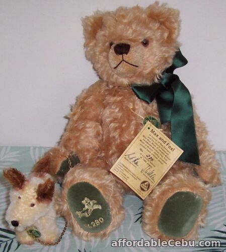 1st picture of Hermann Max & FoxI  Mohair Teddy Bear with Foxy Terrier Dog Germany For Sale in Cebu, Philippines