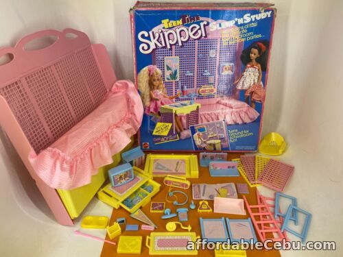 1st picture of Vintage Mattel 1988 - Barbie - Skipper Teen Time - Sleep 'N Study Playset For Sale in Cebu, Philippines