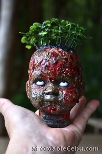 1st picture of Creepy Scary Doll Head Art Plant For Sale in Cebu, Philippines